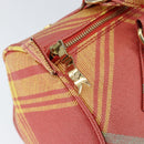 Vivienne Westwood Shukatatan Hand Bag PVC Red Gold Auth am9551-9