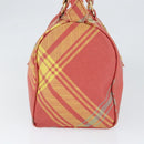 Vivienne Westwood Shukatatan Hand Bag PVC Red Gold Auth am9551-3