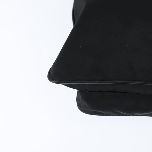 PRADA Shoulder Bag Nylon Black Silver Auth am9553