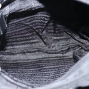 PRADA Shoulder Bag Nylon Black Silver Auth am9553-10