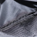 PRADA Shoulder Bag Nylon Black Silver Auth am9553-23