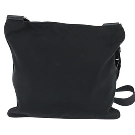 PRADA Shoulder Bag Nylon Black Silver Auth am9553 - 0