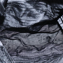 PRADA Shoulder Bag Nylon Black Silver Auth am9554-9