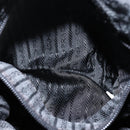 PRADA Shoulder Bag Nylon Black Silver Auth am9554-10