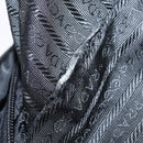 PRADA Shoulder Bag Nylon Black Silver Auth am9554-11