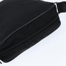 PRADA Shoulder Bag Nylon Black Silver Auth am9554-6