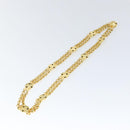 Salvatore Ferragamo Chain Belt metal Gold Auth am9558-7