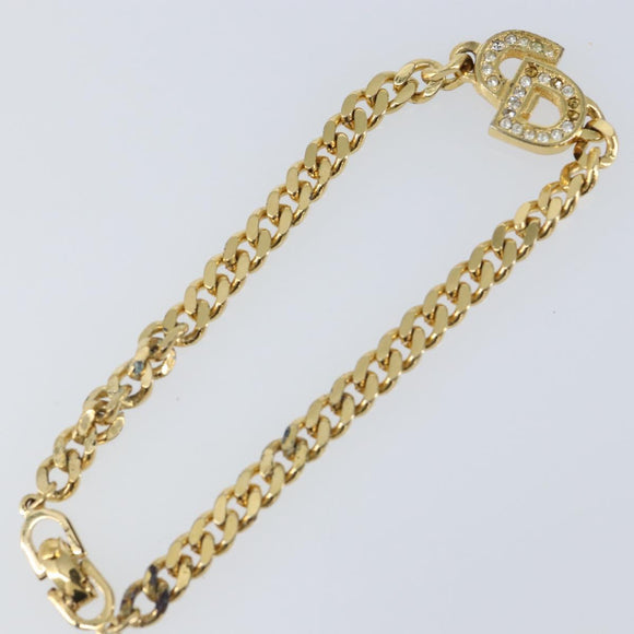 Christian Dior Bracelet metal Gold Auth am9559