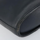 Coach Shoulder Bag Leather Navy Gold Auth am9562-14