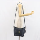 Coach Shoulder Bag Leather Navy Gold Auth am9562-22