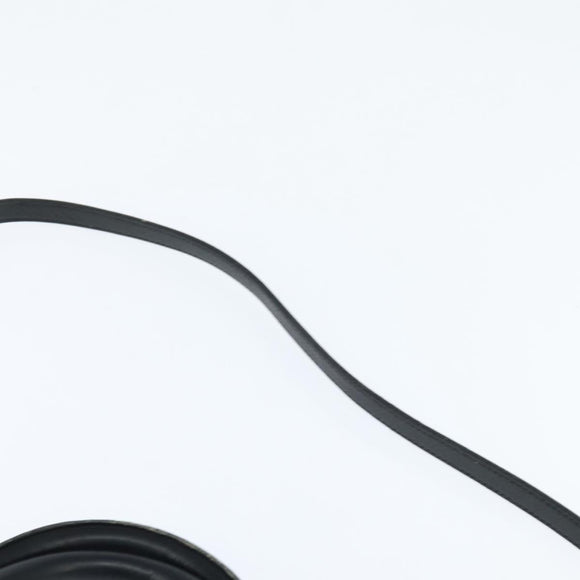 Chloe Victoria Hand Bag Leather 2way Black Gold Auth am9563