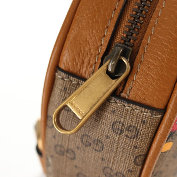 GUCCI Micro GG Supreme Disney Mini Backpack PVC Beige Gold 603730 Auth am9564M