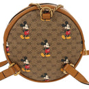 GUCCI Micro GG Supreme Disney Mini Backpack PVC Beige Gold 603730 Auth am9564M-3