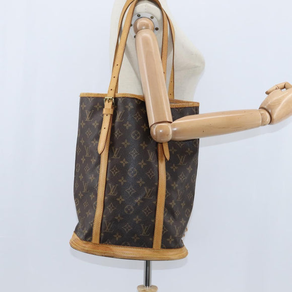 LOUIS VUITTON Monogram Bucket GM Shoulder Bag M42236 LV Auth am9566