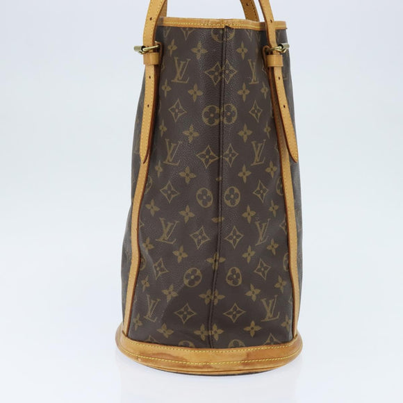 LOUIS VUITTON Monogram Bucket GM Shoulder Bag M42236 LV Auth am9566
