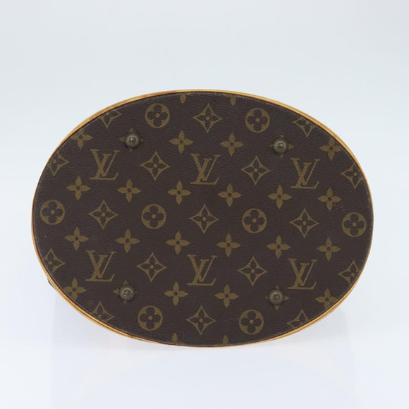 LOUIS VUITTON Monogram Bucket GM Shoulder Bag M42236 LV Auth am9566