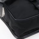 PRADA Shoulder Bag Nylon Black Silver Auth am9570V-16