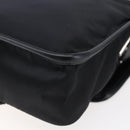 PRADA Shoulder Bag Nylon Black Silver Auth am9570V-17