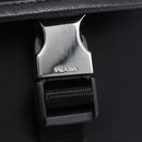 PRADA Shoulder Bag Nylon Black Silver Auth am9570V-9