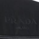 PRADA Shoulder Bag Nylon Black Silver Auth am9570V-19