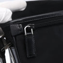 PRADA Shoulder Bag Nylon Black Silver Auth am9570V-20