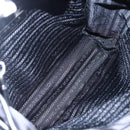 PRADA Shoulder Bag Nylon Black Silver Auth am9570V-10