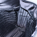 PRADA Shoulder Bag Nylon Black Silver Auth am9570V-22