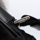 PRADA Shoulder Bag Nylon Black Silver Auth am9570V-8
