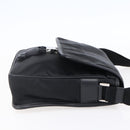 PRADA Shoulder Bag Nylon Black Silver Auth am9570V-4
