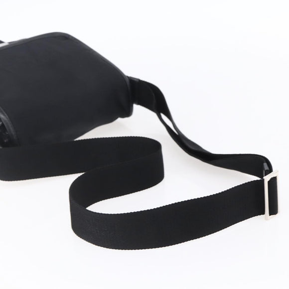 PRADA Shoulder Bag Nylon Black Silver Auth am9570V