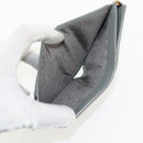 Christian Dior Bifold Wallet Leather Light Blue Gold Auth am9571M-11