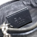 GUCCI Micro Guccissima Coin Purse Leather Black 544476 Auth am9573V-18