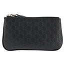 GUCCI Micro Guccissima Coin Purse Leather Black 544476 Auth am9573V-13