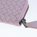 BOTTEGA VENETA INTRECCIATO Coin Purse Leather Pink Auth am9574V-15