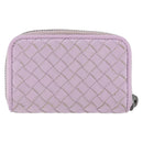 BOTTEGA VENETA INTRECCIATO Coin Purse Leather Pink Auth am9574V-2