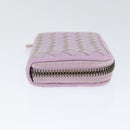BOTTEGA VENETA INTRECCIATO Coin Purse Leather Pink Auth am9574V-3