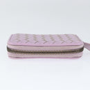 BOTTEGA VENETA INTRECCIATO Münzbörse Leder Rosa Auth am9574V-5