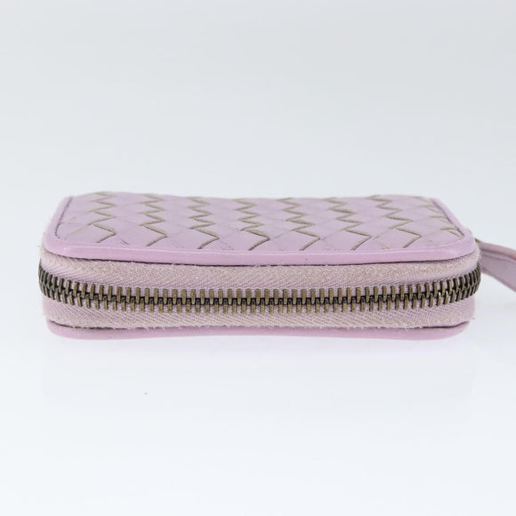 BOTTEGA VENETA INTRECCIATO Münzbörse Leder Rosa Auth am9574V