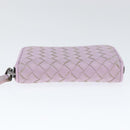 BOTTEGA VENETA INTRECCIATO Coin Purse Leather Pink Auth am9574V-6