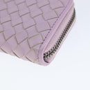 BOTTEGA VENETA INTRECCIATO Coin Purse Leather Pink Auth am9574V-7
