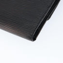 LOUIS VUITTON Epi Porte Tresor Long Wallet Black M63382 LV Auth am9575-15