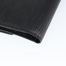 LOUIS VUITTON Epi Porte Tresor Long Wallet Black M63382 LV Auth am9575-16