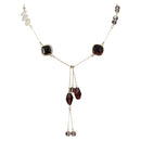 Swarovski Necklace metal Gold Auth am9577-1