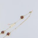 Swarovski Necklace metal Gold Auth am9577-5