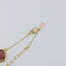 Swarovski Necklace metal Gold Auth am9577-6