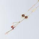 Swarovski Necklace metal Gold Auth am9577-8