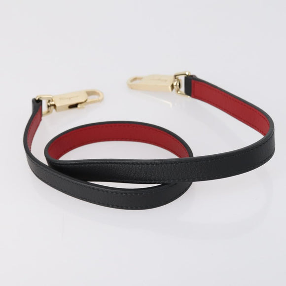 Salvatore Ferragamo Bag Leather Canvas Suede 3 Set Purple Black Auth am9578