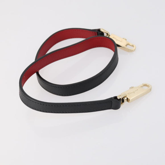 Salvatore Ferragamo Bag Leather Canvas Suede 3 Set Purple Black Auth am9578