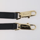 Salvatore Ferragamo Bag Leather Canvas Suede 3 Set Purple Black Auth am9578-21