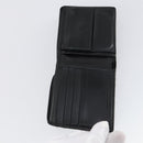 BOTTEGA VENETA INTRECCIATO Wallet Leather 3 Set Black Auth am9581-13